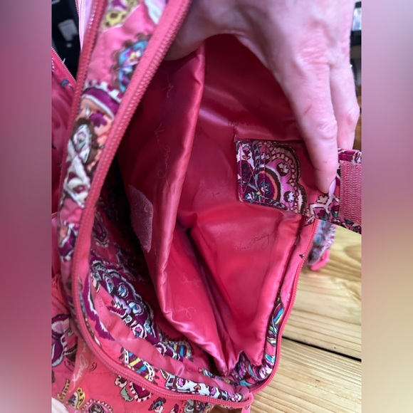 Vera Bradley Call me Coral Laptop backpack Retired pattern 034 - Picture 8 of 15